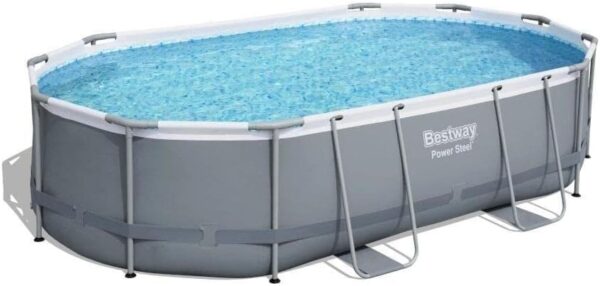 Bestway 56448 3 Piscine hors sol en acier à haute tension 488x305x107 cm