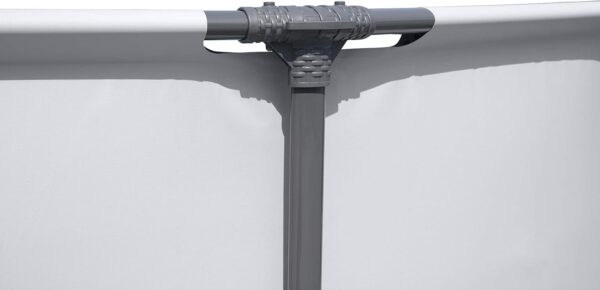 Bestway Steel Pro Max Piscine Hors Sol Ronde avec Pompe de Filtration Gris Ø 427 x 84 cm