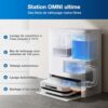 ECOVACS Aspirateur Robot DEEBOT X5 Omni, Robot Aspirateur Laveur avec Station, 12800Pa, ZeroTangle, Nettoyage Humide adaptatif TruEdge, Lavage à l'eau Chaude à 70°C, Levage des... – Image 5