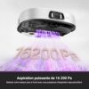 EUREKA J15 Pro Ultra Aspirateur Robot,Robot Aspirateur Laveur 16200 Pa,Nettoyage des Bords,Brosse Anti Enchevêtrement,Lavage de Serpillière à l'eau Chaude 75℃,Base autonettoyante – Image 2