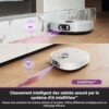 EUREKA J15 Pro Ultra Aspirateur Robot,Robot Aspirateur Laveur 16200 Pa,Nettoyage des Bords,Brosse Anti Enchevêtrement,Lavage de Serpillière à l'eau Chaude 75℃,Base autonettoyante – Image 5