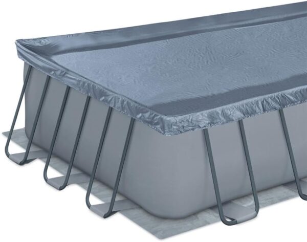 FUNSICLE Piscine Tubulaire Hors Sol Ronde Ø 366M X H122M Modèle Oasis Pool Livrée avec Épurateur Échelle Kit dentretien Bâche et Tapis Coloris Noir Tressé