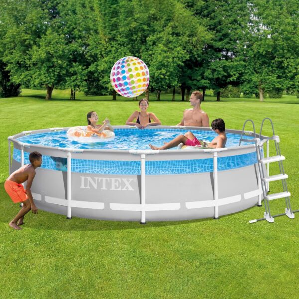 Intex 26722NP Kit piscine tubulaire ronde Clearview 427 X 107m