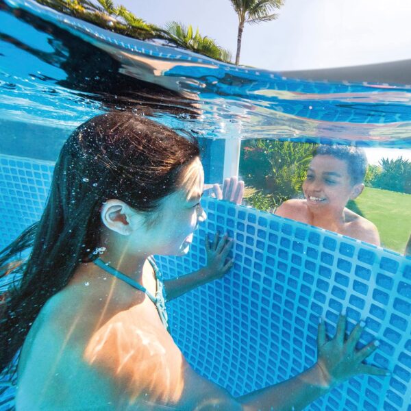 Intex 26722NP Kit piscine tubulaire ronde Clearview 427 X 107m