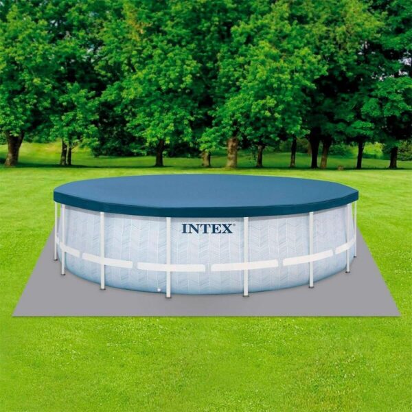 Intex 26746NP Kit Piscine Tubulaire Ronde Chevron Ø 488x h 122m
