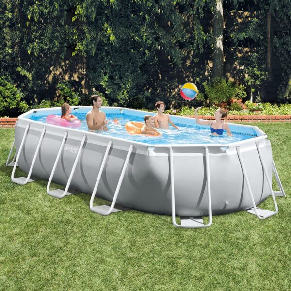 Intex kit Piscine Prism Frame Ovale Tubulaire l 503 x l 274 x h 122m
