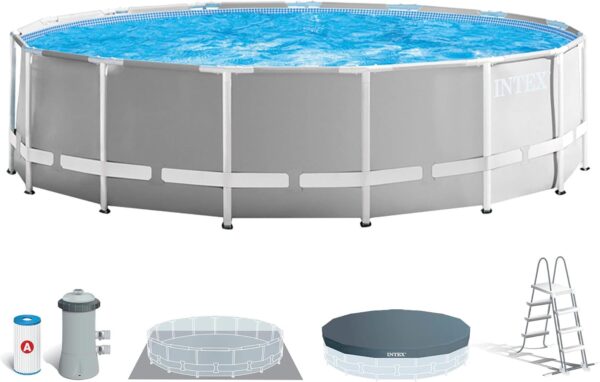 Intex kit Piscine Prism Frame Ronde Tubulaire ø 457 x h 122m