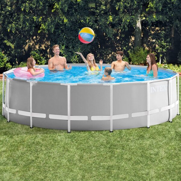 Intex kit Piscine Prism Frame Ronde Tubulaire ø 457 x h 122m