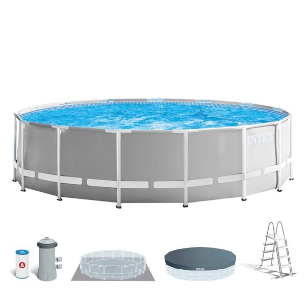 Intex kit Piscine Prism Frame Ronde Tubulaire ø 457 x h 122m