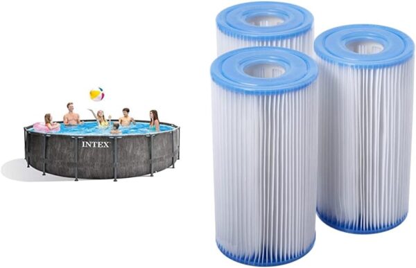 Intex kit Piscine Tubulaire baltik ø 457 x h 122m