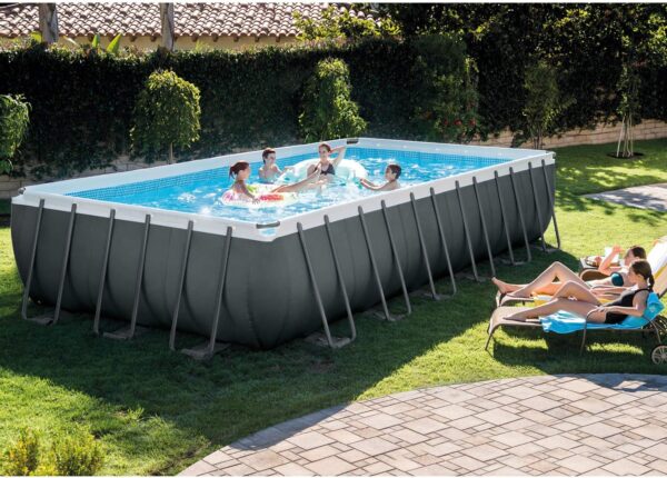 Intex kit Piscine Ultra XTR rectangulaire Tubulaire l 549 x l 274 x h 132m