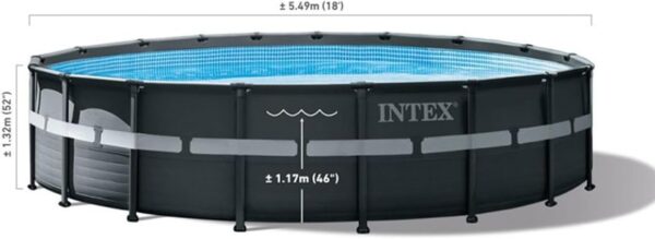 Intex kit Piscine Ultra XTR Ronde Tubulaire ø 549 x h 132m
