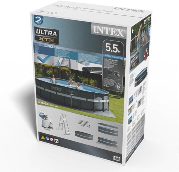 Intex kit Piscine Ultra XTR Ronde Tubulaire ø 549 x h 132m