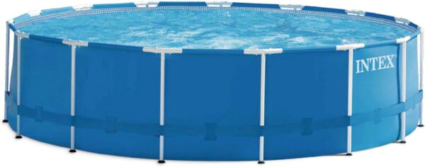 Intex kit piscinette Metal Frame Ronde Tubulaire ø 457 x h 122m