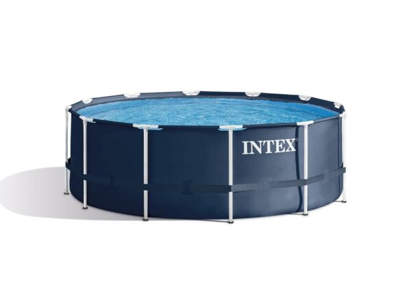 Intex Piscine Frame Rondo 366 x 122 cm sans Accessoires avec échelle