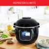 Moulinex Cookeo Touch Wifi Multicuiseur intelligent, Cuve 6 L, Haute pression, Guide pas à pas, 250 recettes intégrées, Application Moulinex CE902800, Noir – Image 4