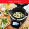 Moulinex Cookeo Touch Wifi Multicuiseur intelligent, Cuve 6 L, Haute pression, Guide pas à pas, 250 recettes intégrées, Application Moulinex CE902800, Noir – Image 5