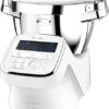 Moulinex Robot cuiseur connecté, 14 modes, Mode manuel, 4,5L, Recettes illimitées, Fabriqué en France, Silencieux, 5 accessoires et un découpe légumes, I-Companion XL, Blanc...