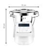 Moulinex Robot cuiseur connecté, 14 modes, Mode manuel, 4,5L, Recettes illimitées, Fabriqué en France, Silencieux, 5 accessoires et un découpe légumes, I-Companion XL, Blanc... – Image 3