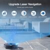 Proscenic M7 PRO Aspirateur Robot, avec Laser Navigation Intelligente, Nettoyeur et Laveur 2 en 1, Pour Tapis Connecté Wi-Fi, Contrôle avec l’Application et Alexa,N'inclut pas... – Image 4