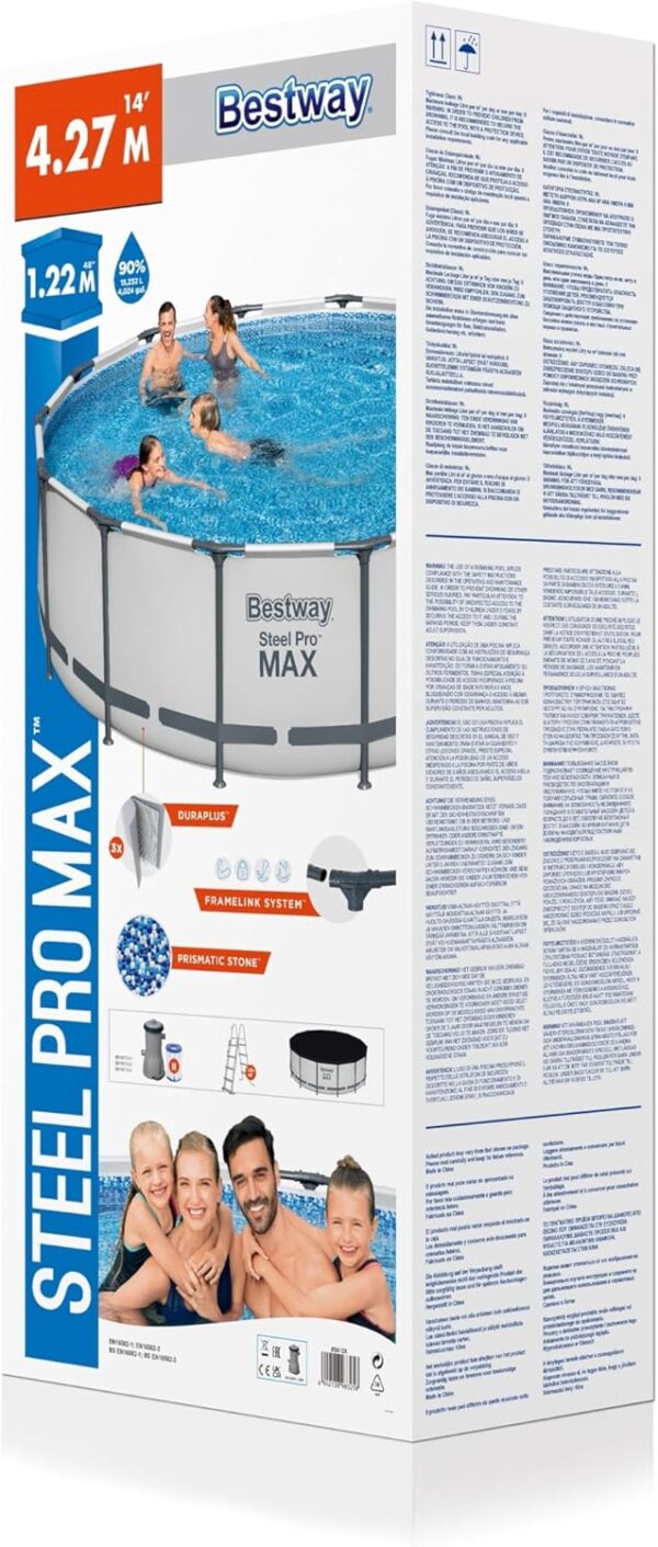 Steel Pro MAX™ 14 x 48427m x 122m Pool Set