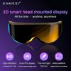 xoxivo Casque RV, Lunettes Rétine Super Intelligentes, Casques Réalité Virtuelle 3D VR, VR Panoramiques Verre Intelligent, Expérience Cran Géant IMAX Monté Tête, Mobiles Metaverse – Image 3