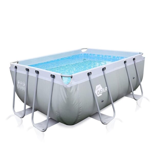 your GEAR Piscine à cadre en acier Différents modèlestailles Ronde rectangulaire ou carrée 70 122 cm de haut Avec cadre en acier 300 x 200 300 x 300 400 x 200 Ø