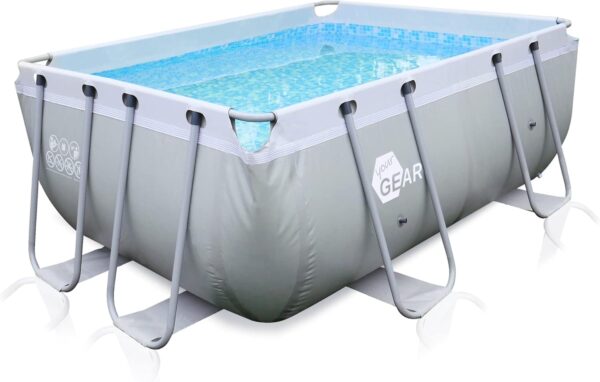 your GEAR Piscine à cadre en acier Différents modèlestailles Ronde rectangulaire ou carrée 70 122 cm de haut Avec cadre en acier 300 x 200 300 x 300 400 x 200 Ø