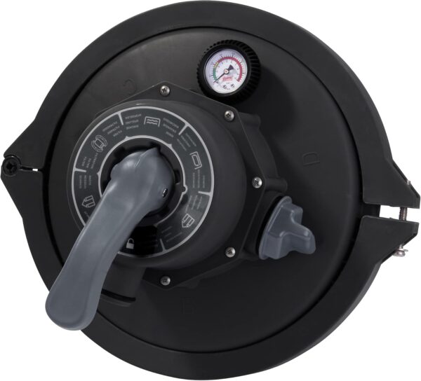your GEAR SFP PRO 3028 Lh Système de filtration à sable pour piscine Pompe de piscine 3 m³h + Valve 6 voies + Certifié GS