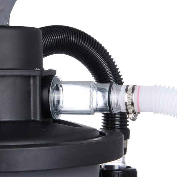 your GEAR SFP PRO 3028 Lh Système de filtration à sable pour piscine Pompe de piscine 3 m³h + Valve 6 voies + Certifié GS